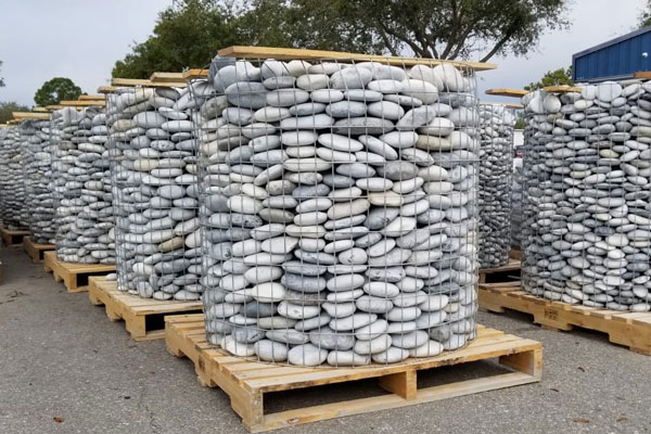 Gray Beach Pebbles large inventory